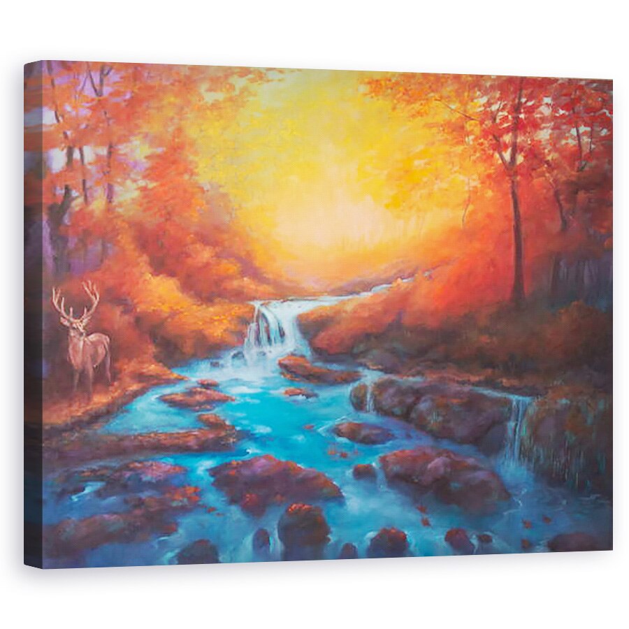 Tablou canvas - Lee Campbell - Cascada, 2017, 60 x 75 cm