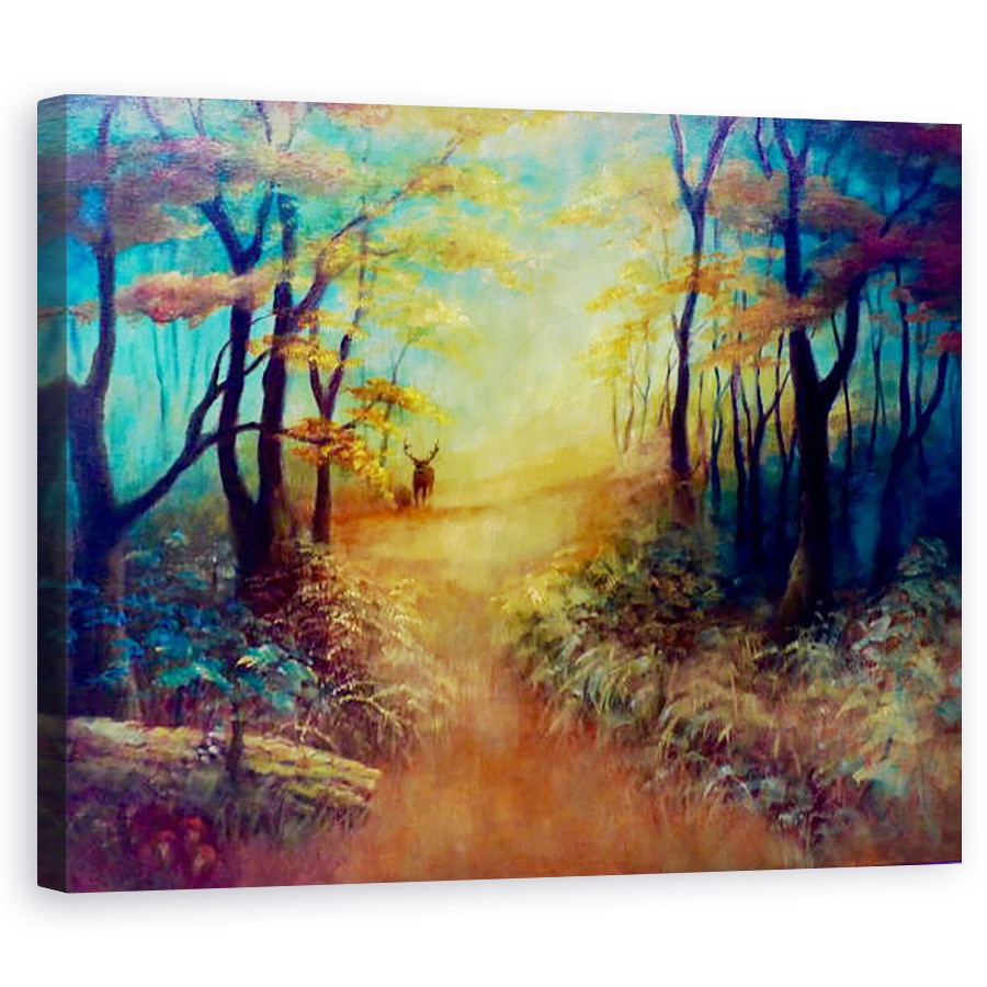 Tablou canvas - Lee Campbell - Gardien de la Forêt, 2020, 60 x 75 cm