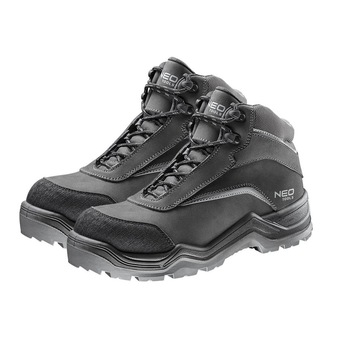 Ghete de lucru S3, SRC, nabuc, protectie compozit, brant/talpici, marimea 44, NEO Ghete de lucru S3, SRC, nabuc, protectie compozit, brant/talpici, marimea 44, NEO