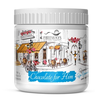 Ciocolata calda, Chocolate for Him, Freeways, 350 gr Ciocolata calda, Chocolate for Him, Freeways, 350 gr