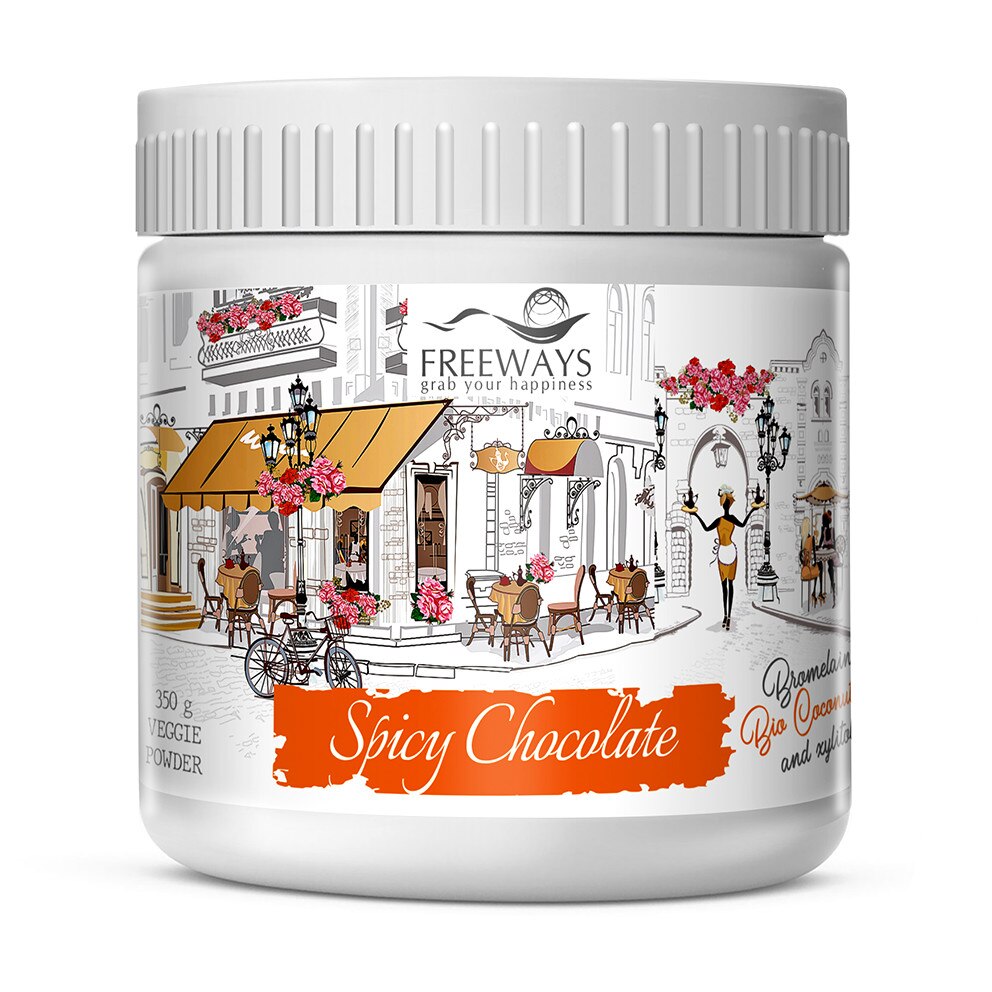 Ciocolata calda, Spyci Chocolate, Freeways, 350 gr
