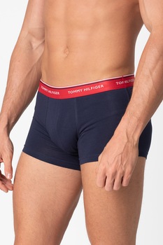 Tommy Hilfiger, Set de boxeri - 3 perechi, Albastru inchis Tommy Hilfiger, Set de boxeri - 3 perechi, Albastru inchis