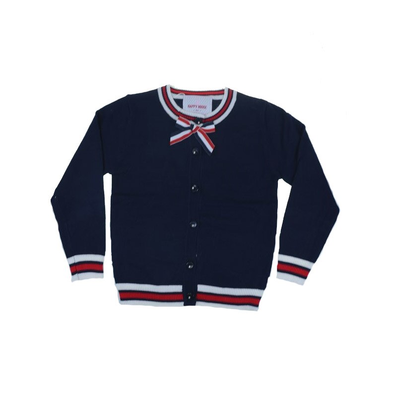 Cardigan cu maneca lunga pentru fete Happy House BL287, Bleumarin