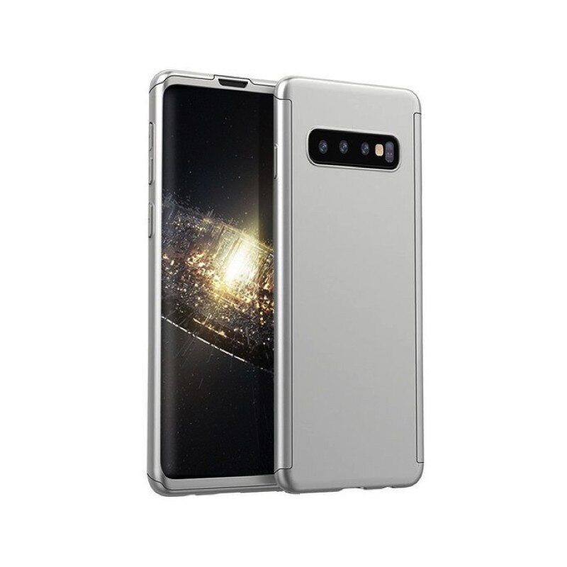 Husa 360 pentru Galaxy S10 Plus Silver