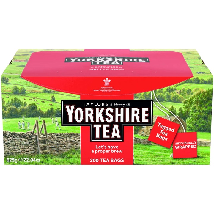 Черен чай Yorkshire Clasic Taylors of Harrogate, 200 пакетчета, 625 гр