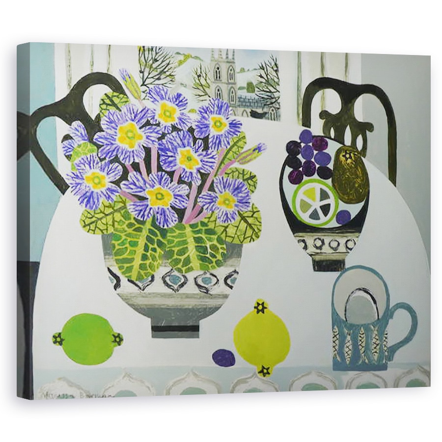 Tablou canvas - Vanessa Bowman - Zebra Primula si Lamaie, 40 x 50 cm