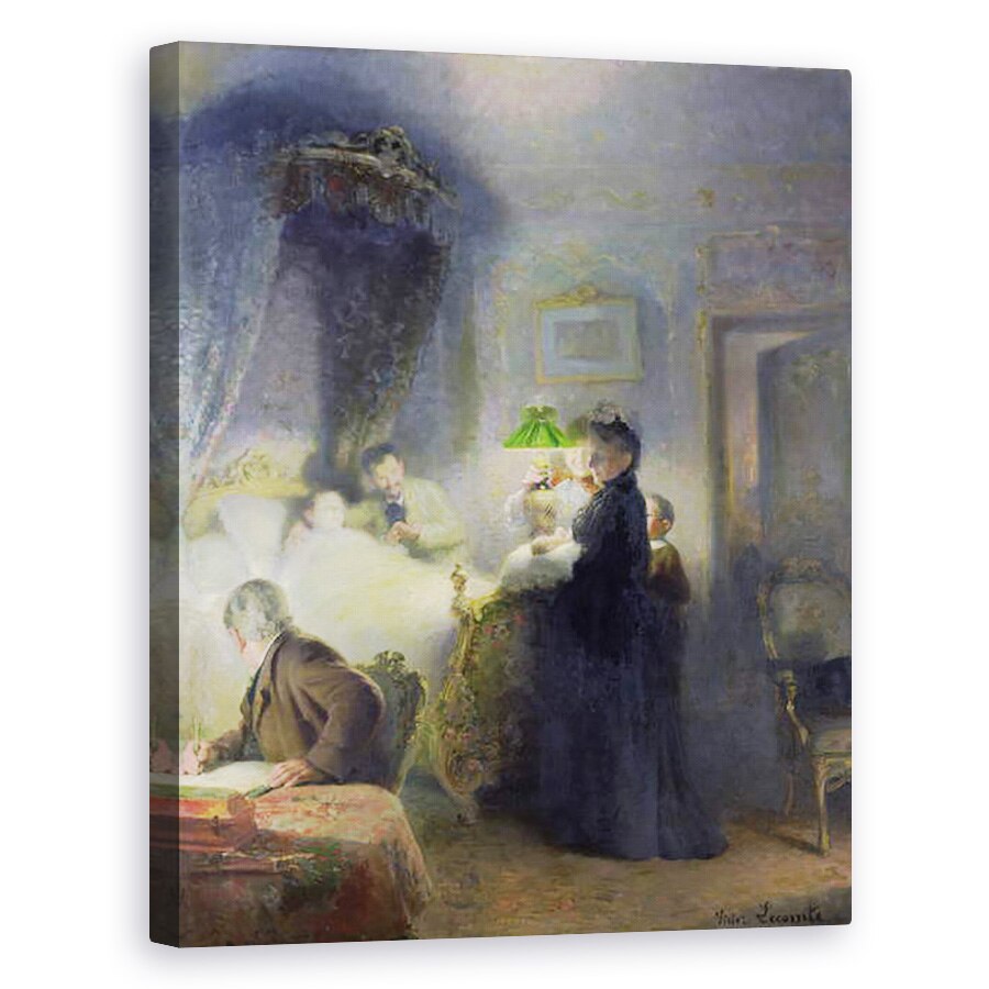 Tablou canvas - Victor Lecomte - Nasterea, 40 x 50 cm