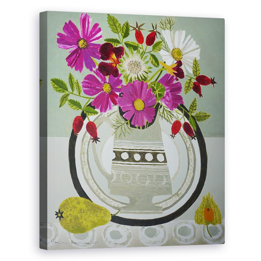 Tablou canvas - Vanessa Bowman - Cosmos si fructe de padure, 40 x 50 cm