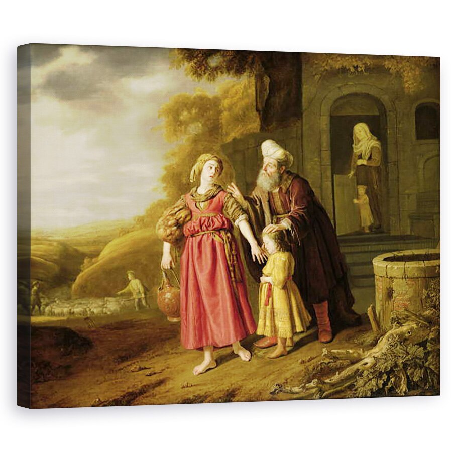Tablou canvas - Victors - Expulzarea lui Agar si a lui Ismael, 40 x 50 cm