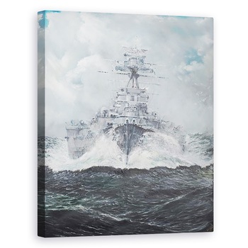 Tablou canvas - Vincent Alexander Booth - HMS Hood conduce pentru Bismarck 23 mai 1941, 2014, 40 x 50 cm Tablou canvas - Vincent Alexander Booth - HMS Hood conduce pentru Bismarck 23 mai 1941, 2014, 40 x 50 cm