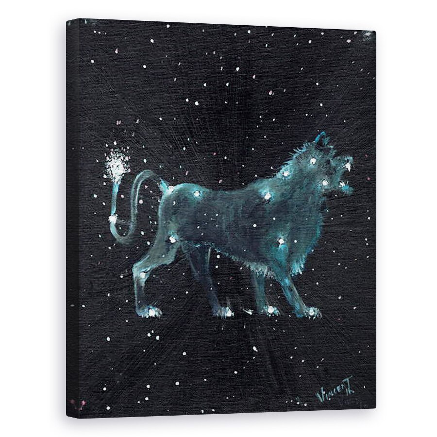 Tablou canvas - Vincent Alexander Booth - Semn stea Leo, 2016, 40 x 50 cm