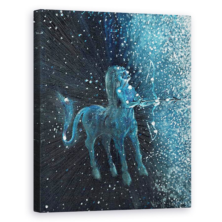 Tablou canvas - Vincent Alexander Booth - Semn stea Sagetarius, 2016, 40 x 50 cm