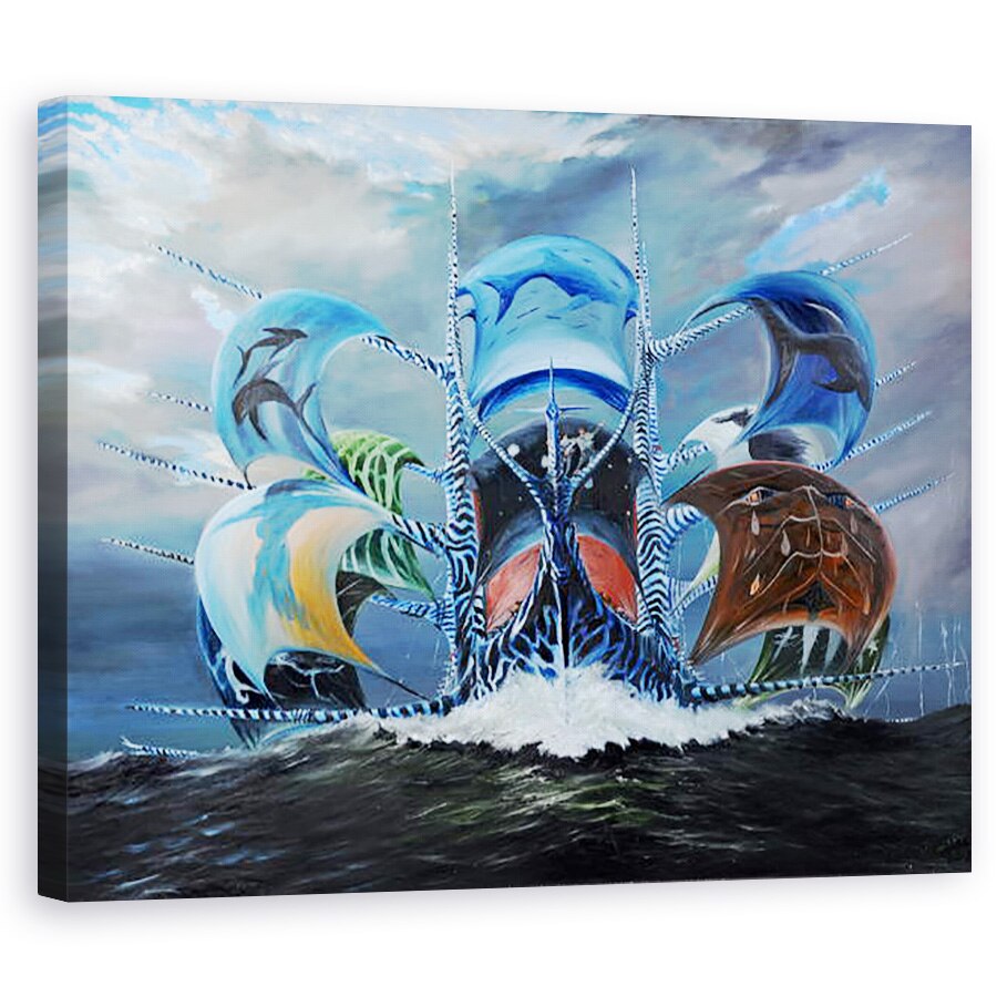 Tablou canvas - Vincent Alexander Booth - Creatorii de furtuni Marea Salish, 2018, 40 x 50 cm