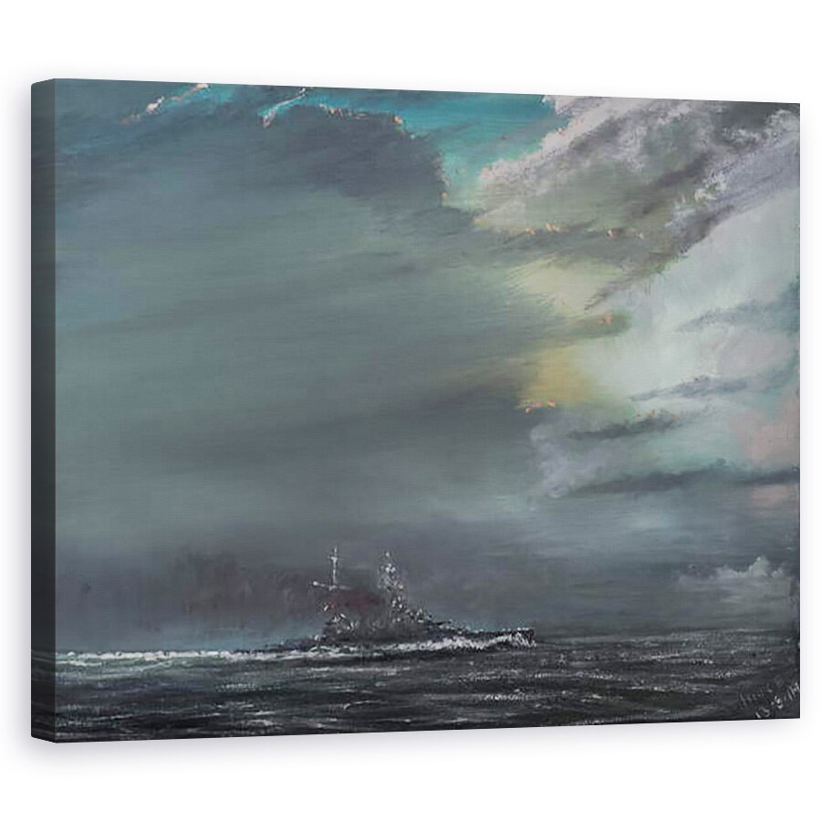 Tablou canvas - Vincent Alexander Booth - HMS Hood 1941, 2014, 40 x 50 cm