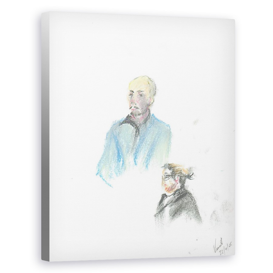 Tablou canvas - Vincent Alexander Booth - Pub Goers, 2005, 40 x 50 cm