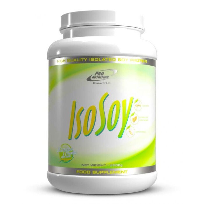 Shake proteic din soia, Iso Soy, capsuni, 2000 g