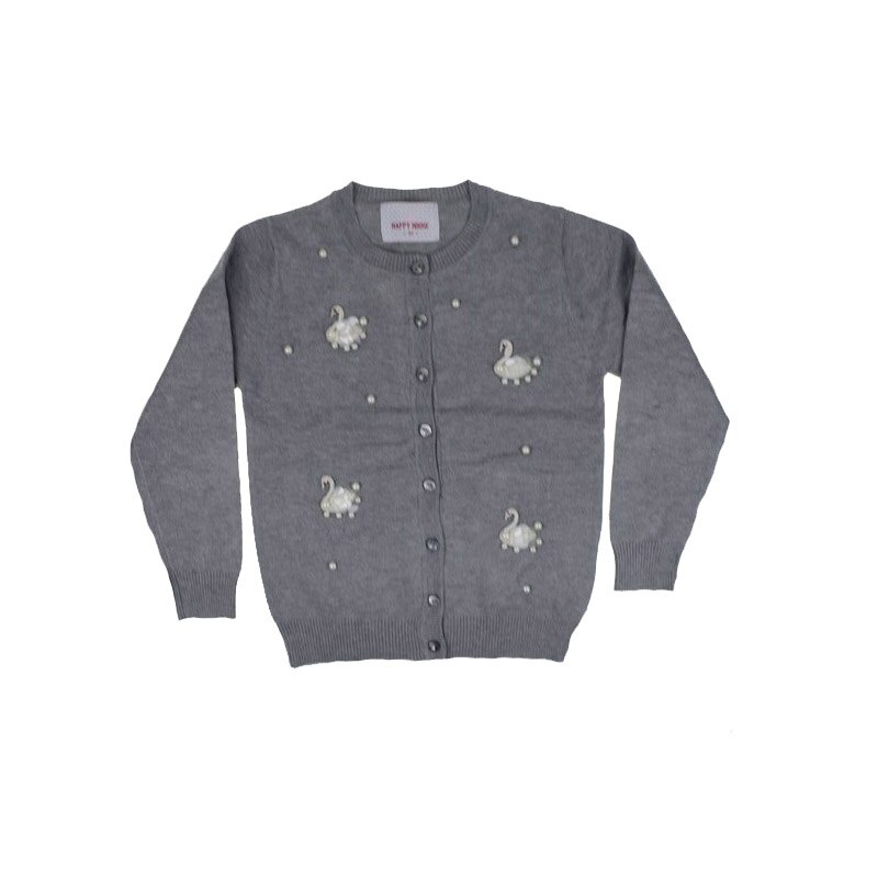 Cardigan cu maneca lunga pentru fete Happy House BL305, Gri