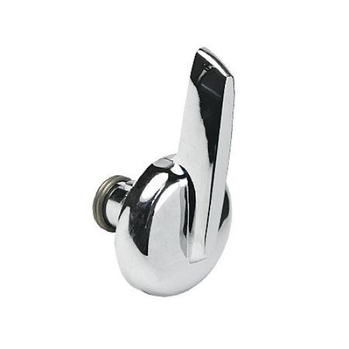 Buton abur cromat cu arc