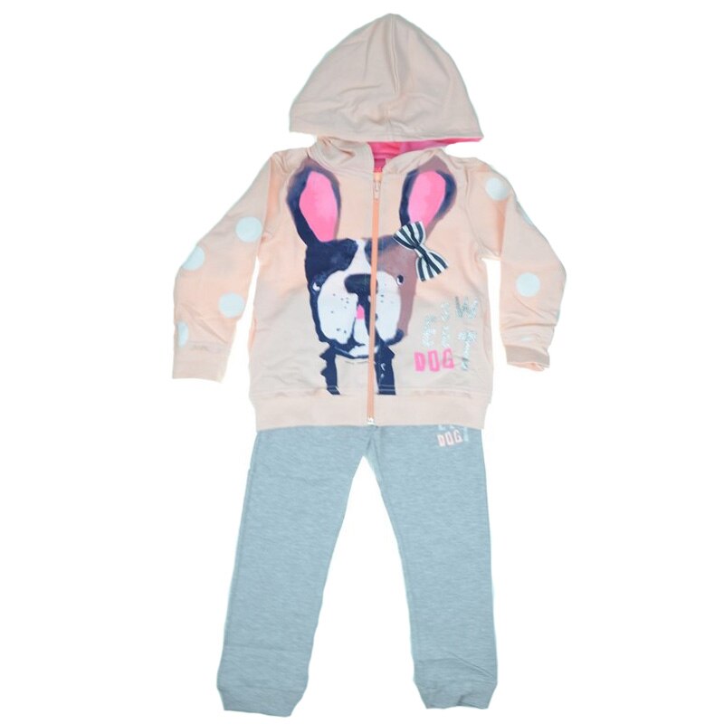 Trening pentru fete Atut 7260, Crem, 104 cm