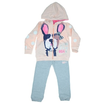 Trening pentru fete Atut 7260, Crem, 104 cm Trening pentru fete Atut 7260, Crem, 104 cm