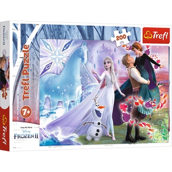 Puzzle Trefl Disney Frozen II - Universul magic, 200 piese Puzzle Trefl Disney Frozen II - Universul magic, 200 piese