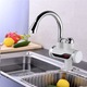 Ashop azonnali elektromos csaptelep, hőmérséklet kijelzővel, 3000 W, meleg víz 60°C, 1,5 - 2 L / perc