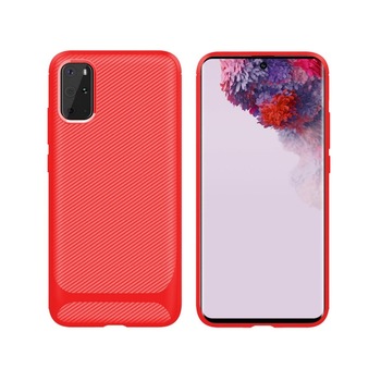 Husa Samsung S20 Plus / S20 Plus 5G, rosie, material tpu, Enkay model Carbon ENK-PC013 Carbon Husa Samsung S20 Plus / S20 Plus 5G, rosie, material tpu, Enkay model Carbon ENK-PC013 Carbon