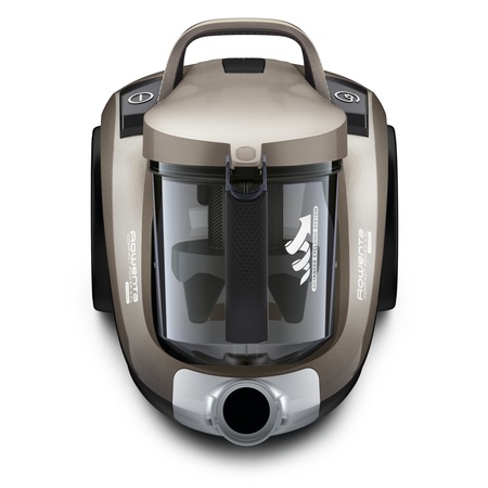 Aspirator fara sac ROWENTA Compact Power XXL RO4886EA, 550W, tehnologie mono-ciclonica, motor EffiTech, perie EasyBrush, capacitate rezervor 2.5L, cablu 6.2m, gri