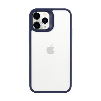 Carcasa ESR Classic Hybrid iPhone 12 / 12 Pro, Blue bumper Clear back Carcasa ESR Classic Hybrid iPhone 12 / 12 Pro, Blue bumper Clear back