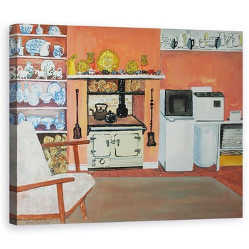 Tablou canvas - Joan Thewsey - Cabana Bucatarie, Red Cottage Studios, Suffolk cu Rayburg, 2000, 40 x 50 cm Tablou canvas - Joan Thewsey - Cabana Bucatarie, Red Cottage Studios, Suffolk cu Rayburg, 2000, 40 x 50 cm