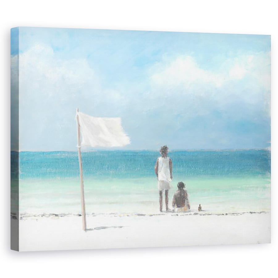 Tablou canvas - Lincoln Seligman - Baieti pe plaja, 40 x 50 cm