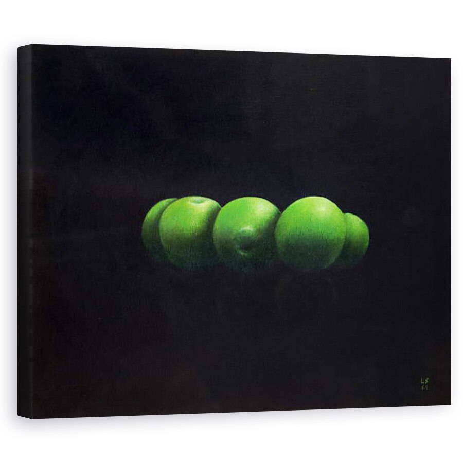 Tablou canvas - Lincoln Seligman - Cinci Mere Verzi, 60 x 75 cm