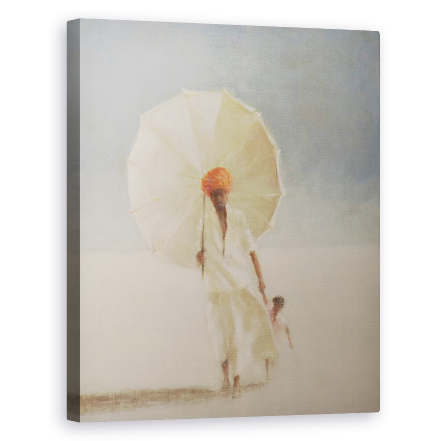 Tablou canvas - Lincoln Seligman - Barbat si Copil I, 80 x 100 cm