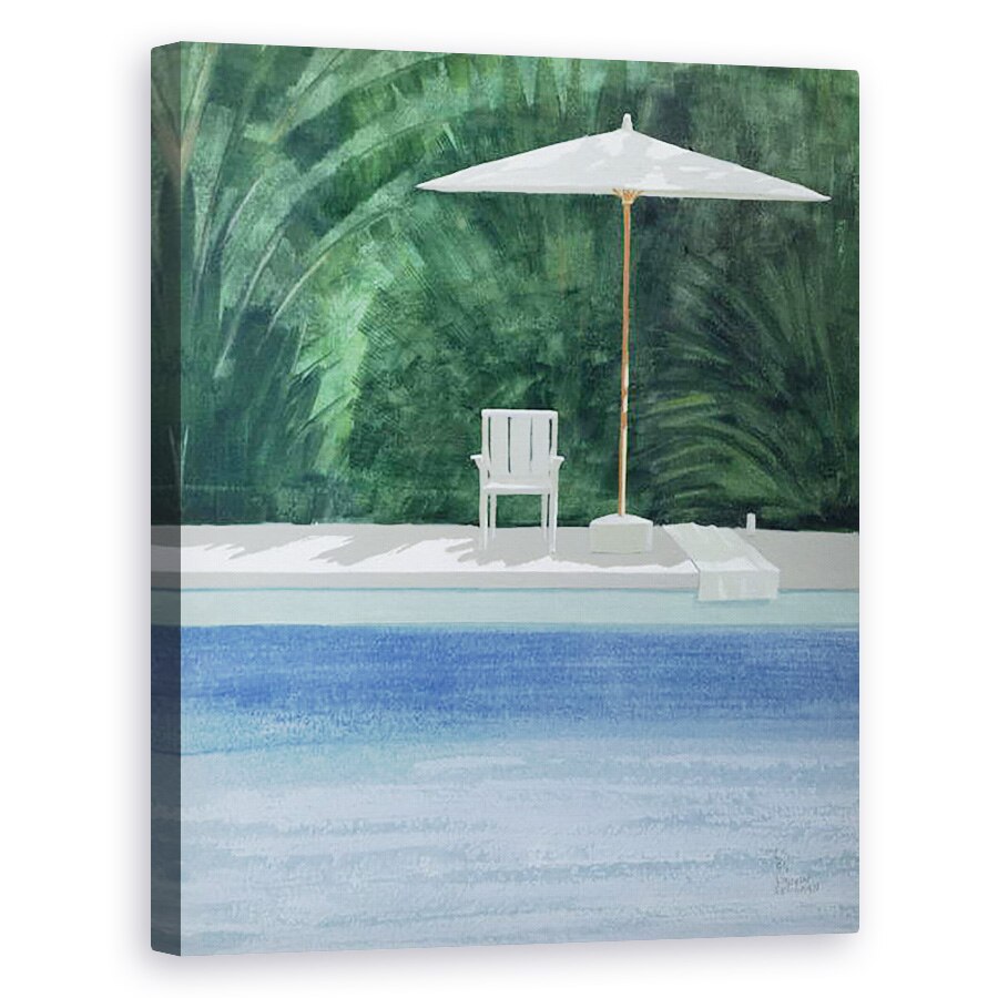 Tablou canvas - Lincoln Seligman - Poolside, 80 x 100 cm