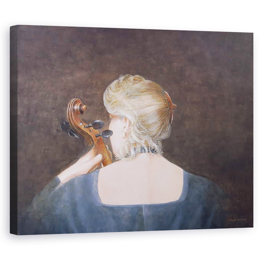 Tablou canvas - Lincoln Seligman - Profesor violoncel, 40 x 50 cm