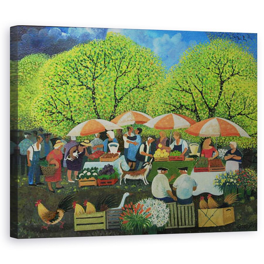 Tablou canvas - Lisa Graa Jensen - Grapefruit, 40 x 50 cm