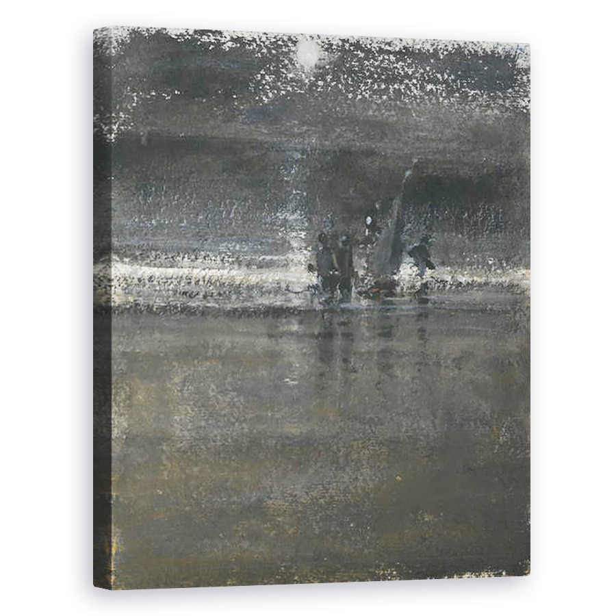 Tablou canvas - Lincoln Seligman - Pescuit de noapte, Sri Lanka, 40 x 50 cm