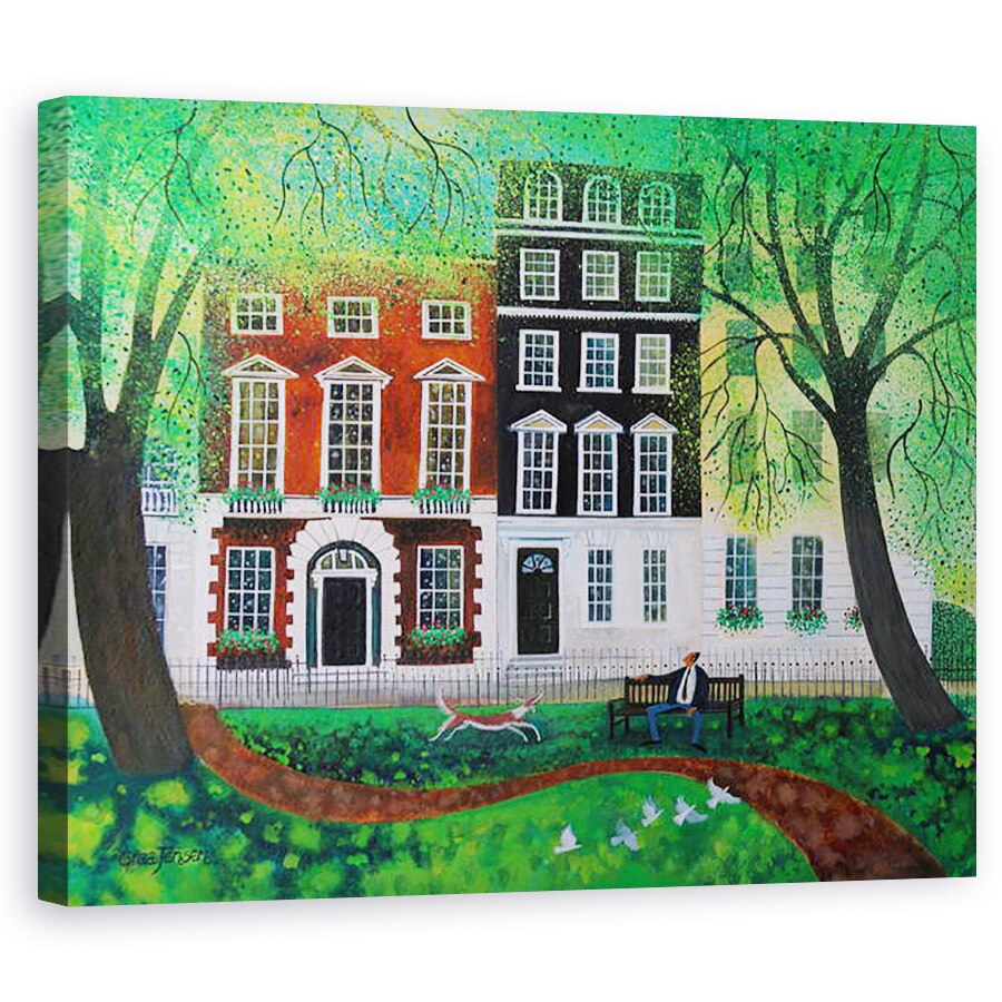 Tablou canvas - Lisa Graa Jensen - Relaxare in Berkley Square 2016., 60 x 75 cm