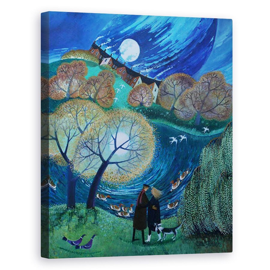 Tablou canvas - Lisa Graa Jensen - Reflectii linistite, 40 x 50 cm