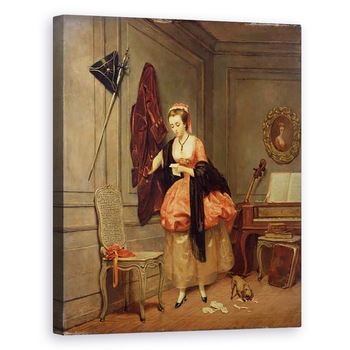 Tablou canvas - Louis Coulon - Iubita stapana, 60 x 75 cm Tablou canvas - Louis Coulon - Iubita stapana, 60 x 75 cm