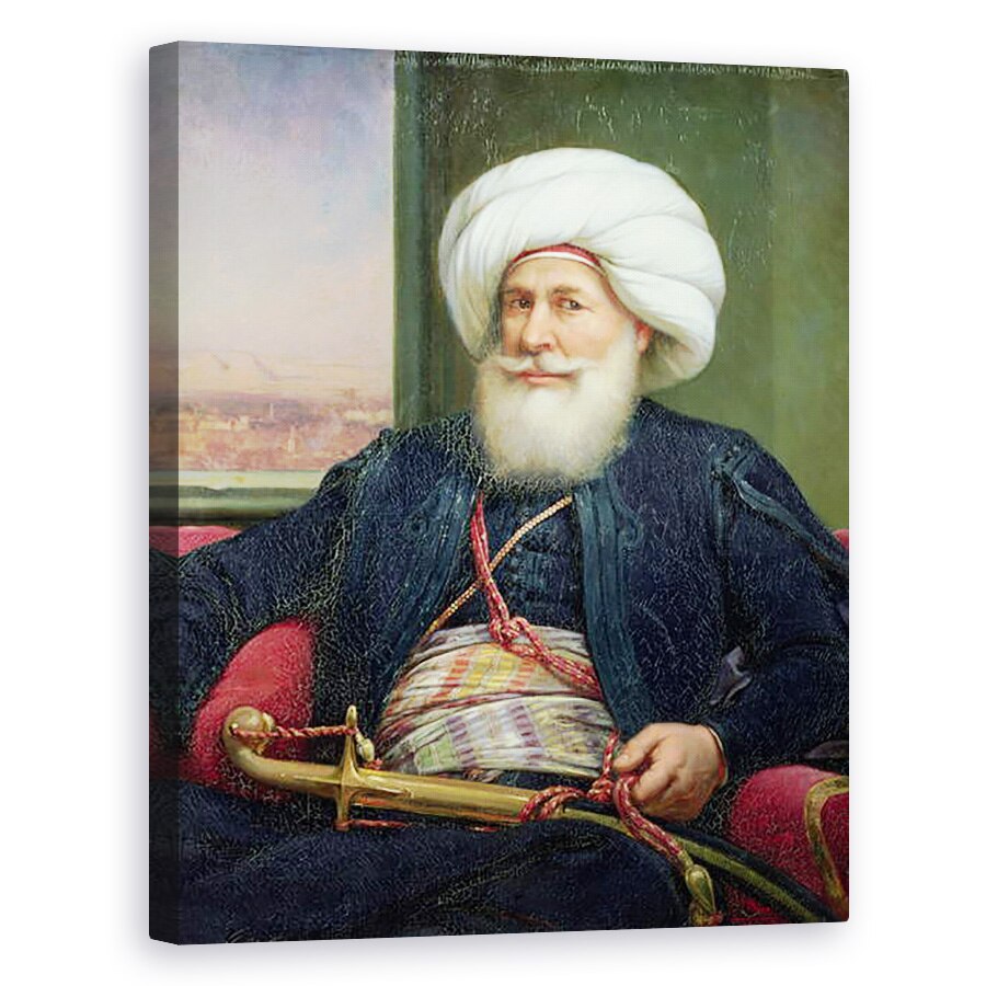 Tablou canvas - Louis Charles Auguste Couder - Mehemet Ali 1769-1849, 40 x 50 cm