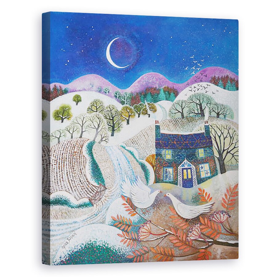 Tablou canvas - Lisa Graa Jensen - Pasari de zapada, 2018, 40 x 50 cm