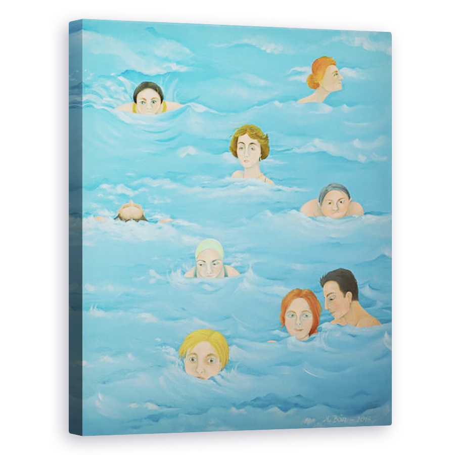 Tablou canvas - Magdolna Ban - in piscina, 40 x 50 cm