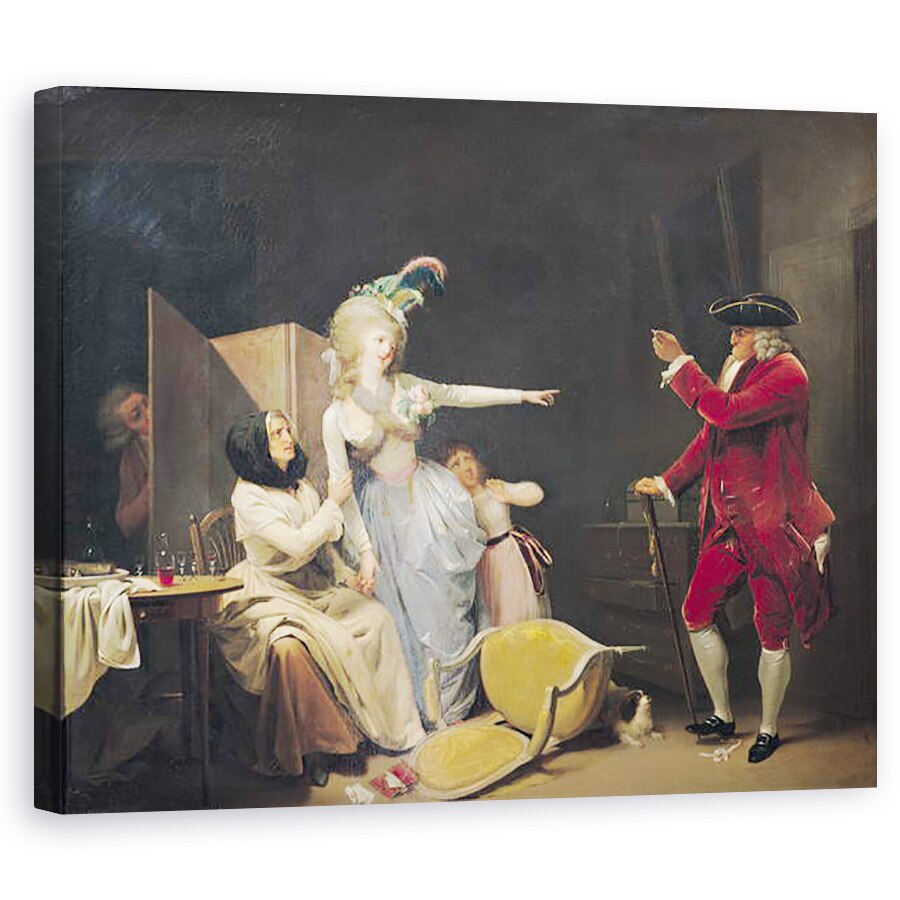Tablou canvas - Louis Leopold Boilly - Batranul gelos, 40 x 50 cm