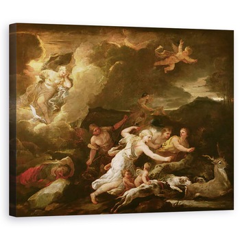 Tablou canvas - Luca Giordano - Vanatoarea Dianei, 40 x 50 cm Tablou canvas - Luca Giordano - Vanatoarea Dianei, 40 x 50 cm