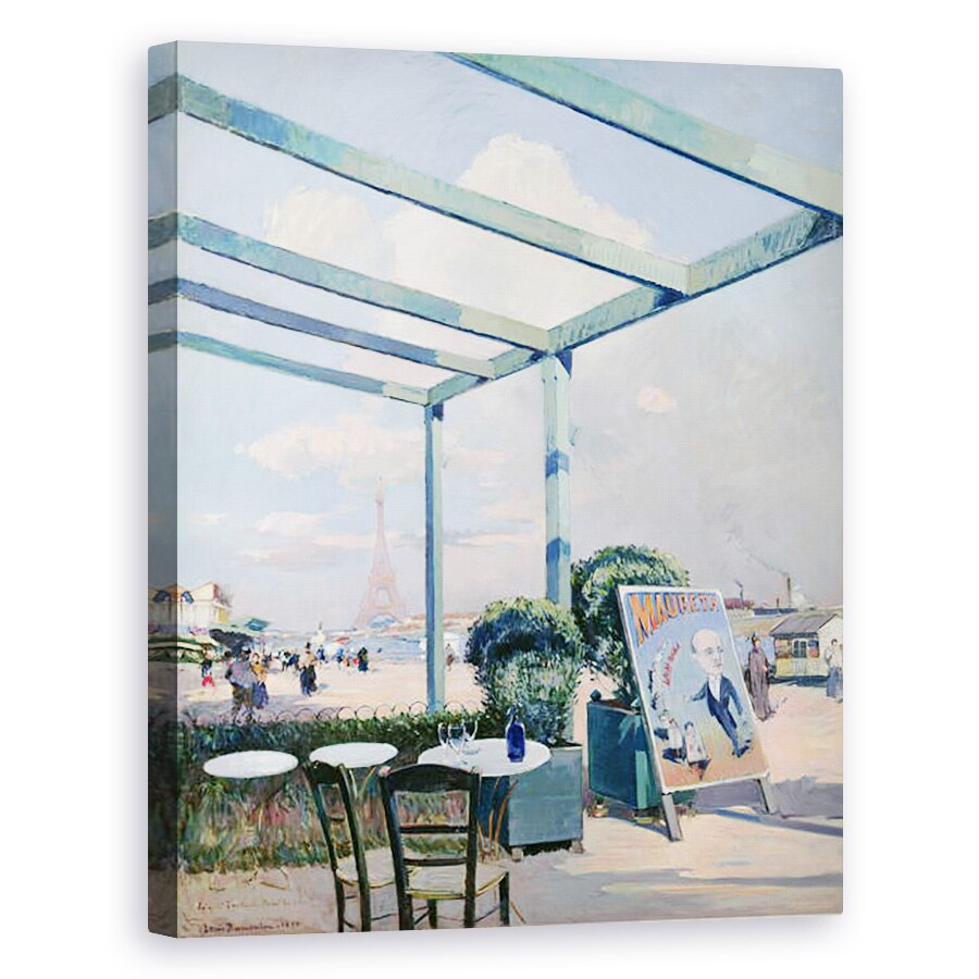 Tablou canvas - Louis Jules Dumoulin - Raul de la Auteuil la Le Point du Jour, 40 x 50 cm