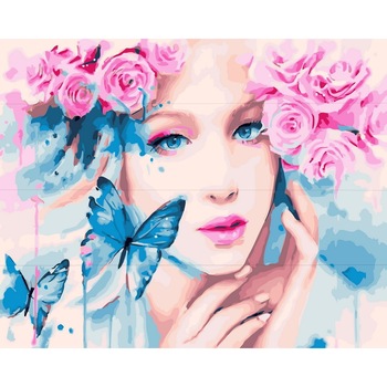 Pictura pe numere, pe Lemn 40*50 cm PBNW4015 Pictura pe numere, pe Lemn 40*50 cm PBNW4015