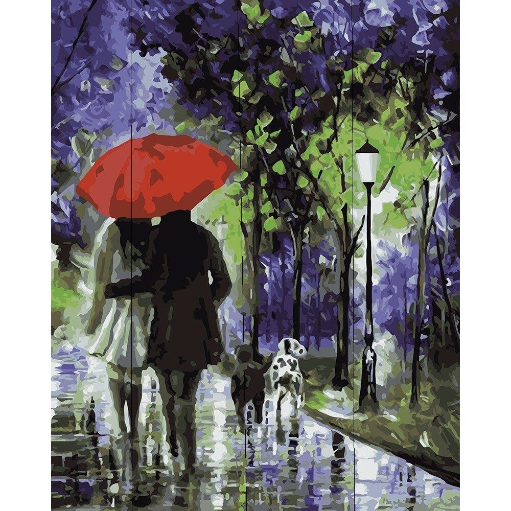 Pictura pe numere, pe Lemn 40*50 cm PBNW4006