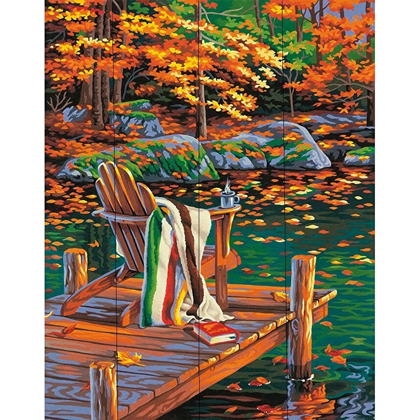 Pictura pe numere, pe Lemn 40*50 cm PBNW4007