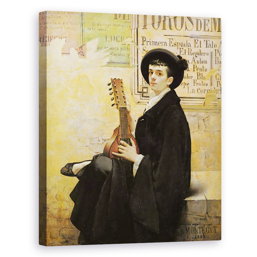 Tablou canvas - Louis Montegut - in Spania, 40 x 50 cm